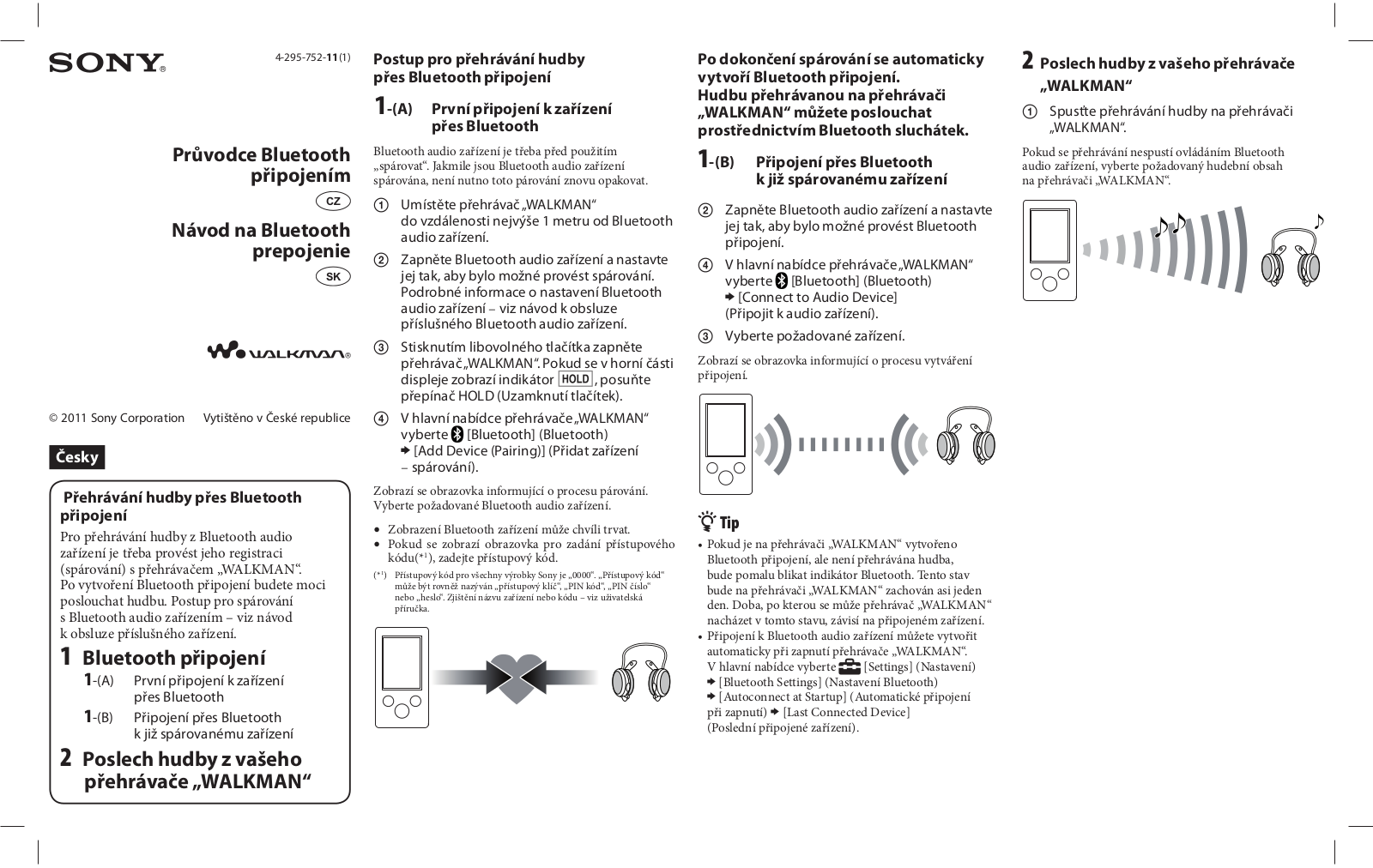 Sony NWZ-A864, NWZ-A865, NWZ-A866, NWZ-A867 Booklet