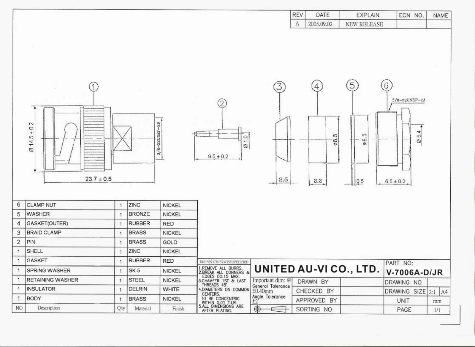 Datasheet V7006A-D Specification - ManualMachine.com