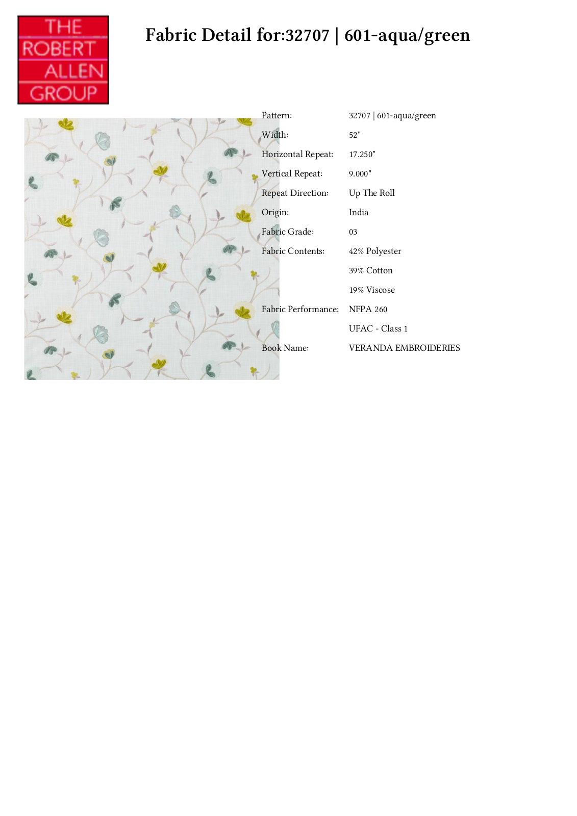 Duralee CRAL5770 Specifications - ManualMachine.com