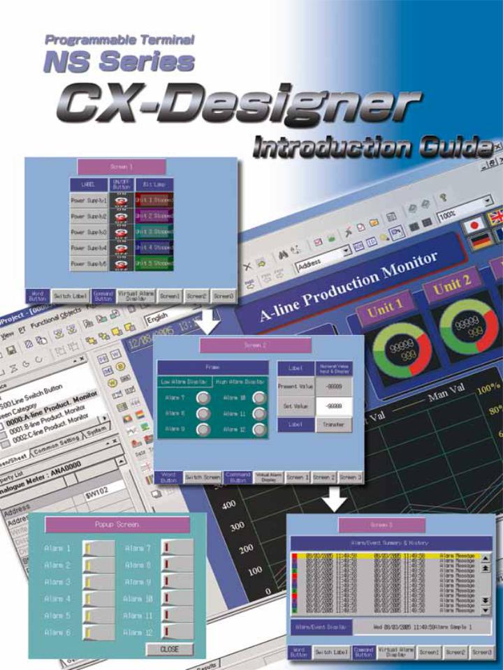 Omron CX-DESIGNER INTRODUCTION GUIDE