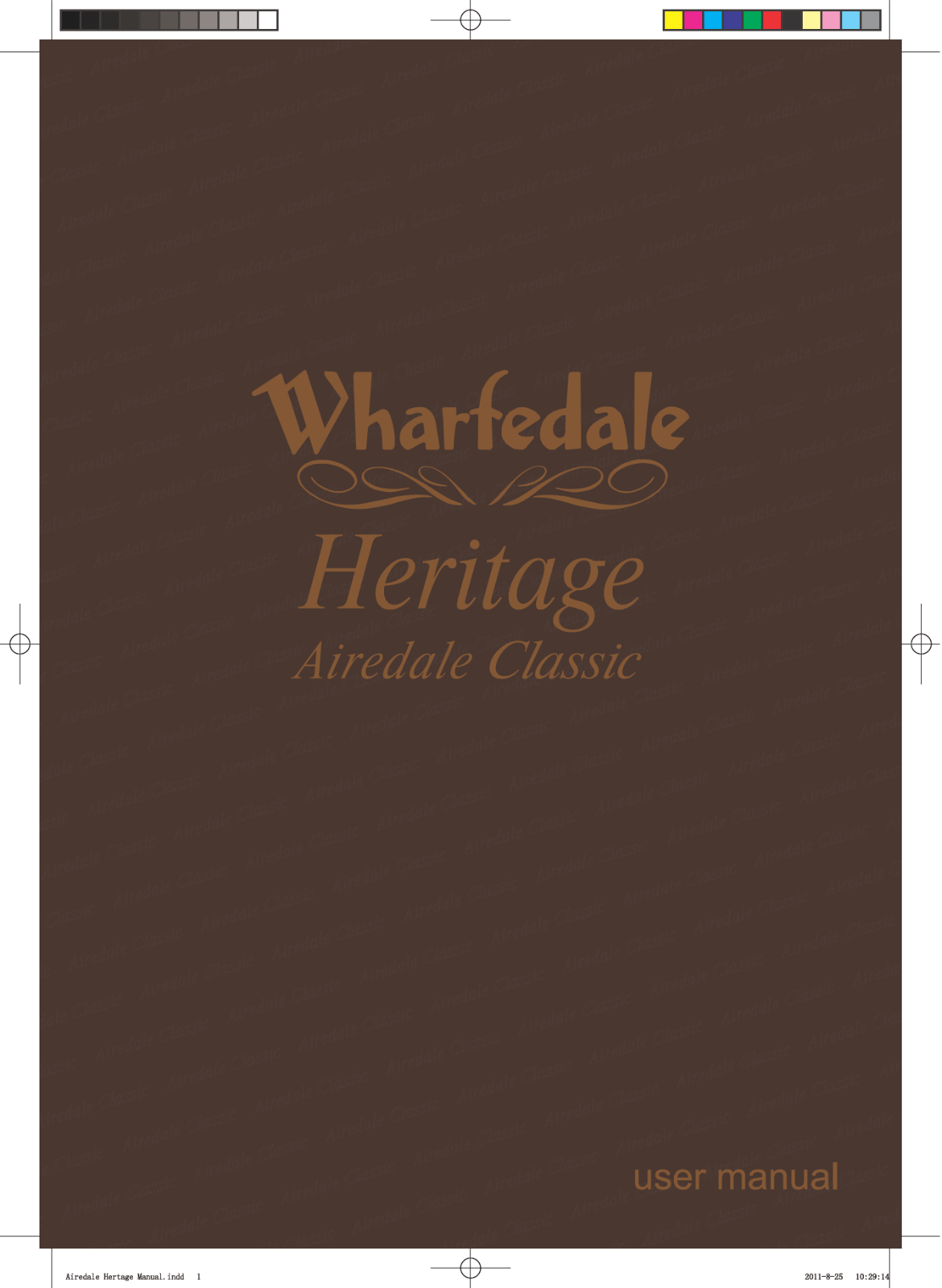 Wharfedale Airedale Classic Heritage User's Manual