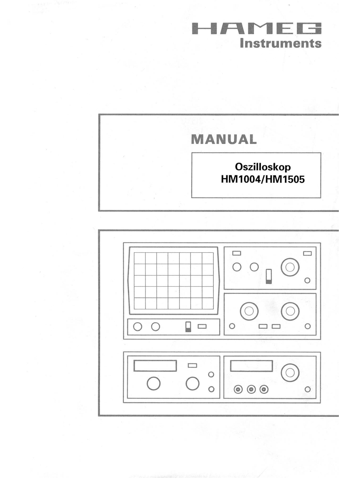 HAMEG HM1505 User Guide