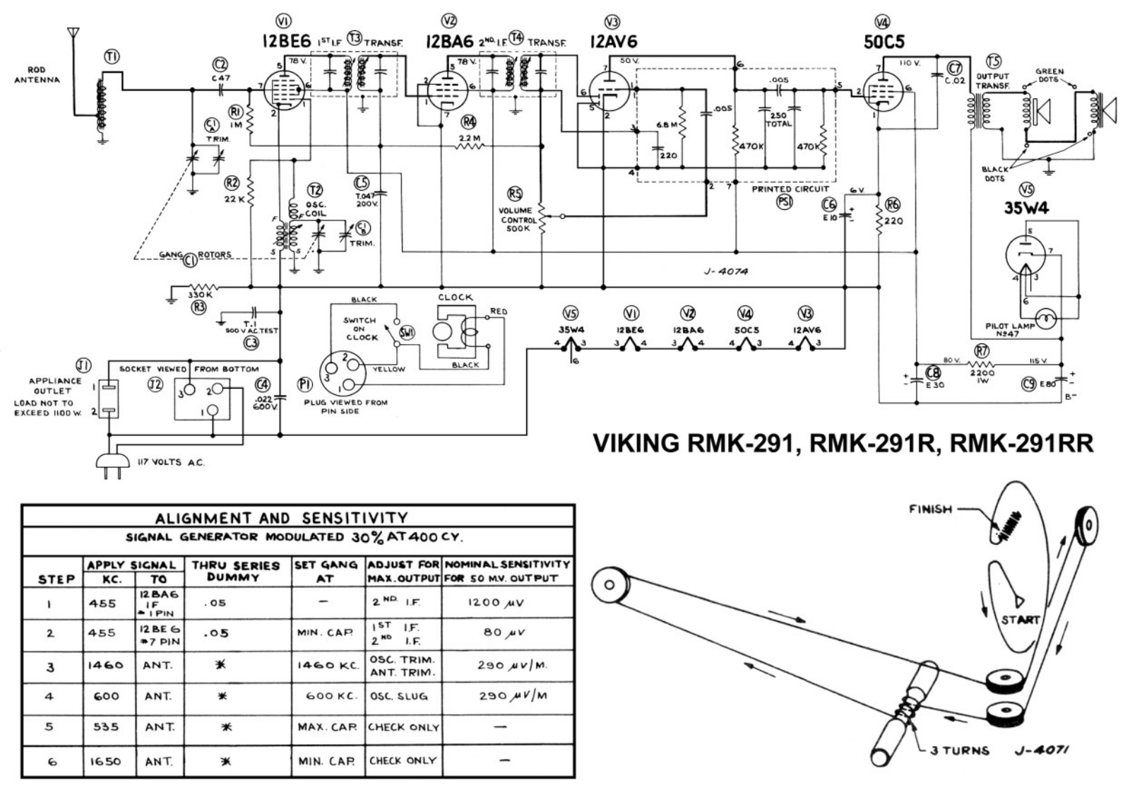 Viking RMK-291 Schematic