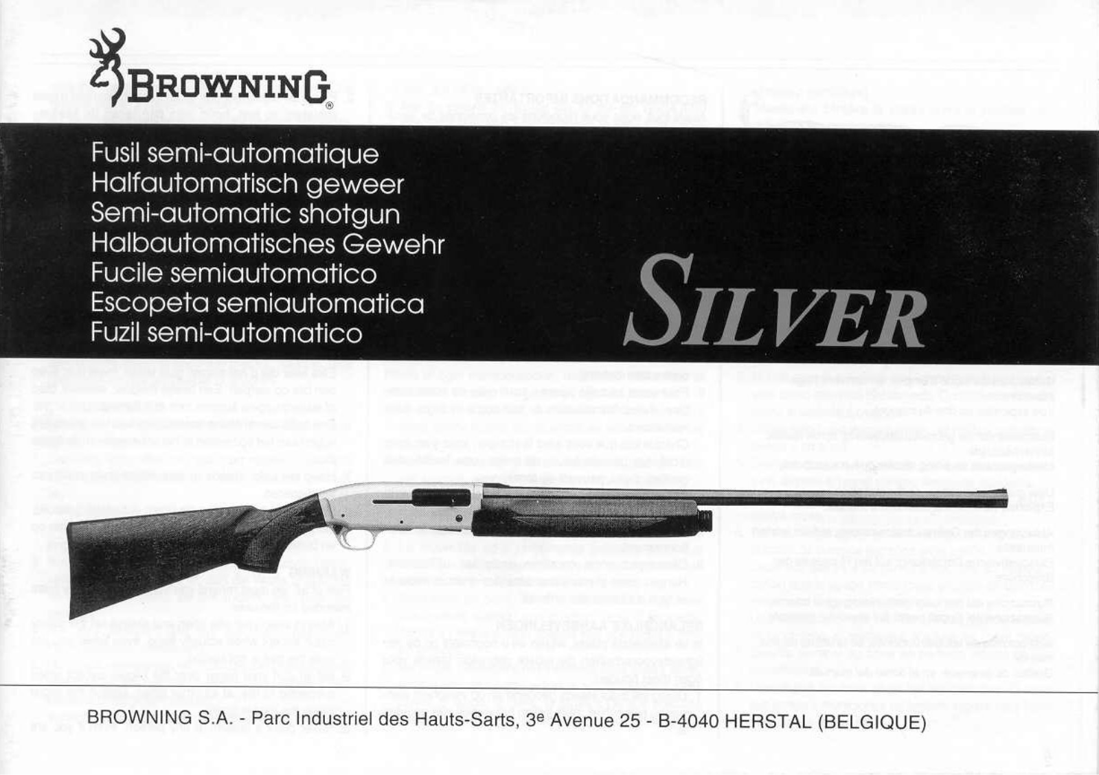 browning silver User Guide