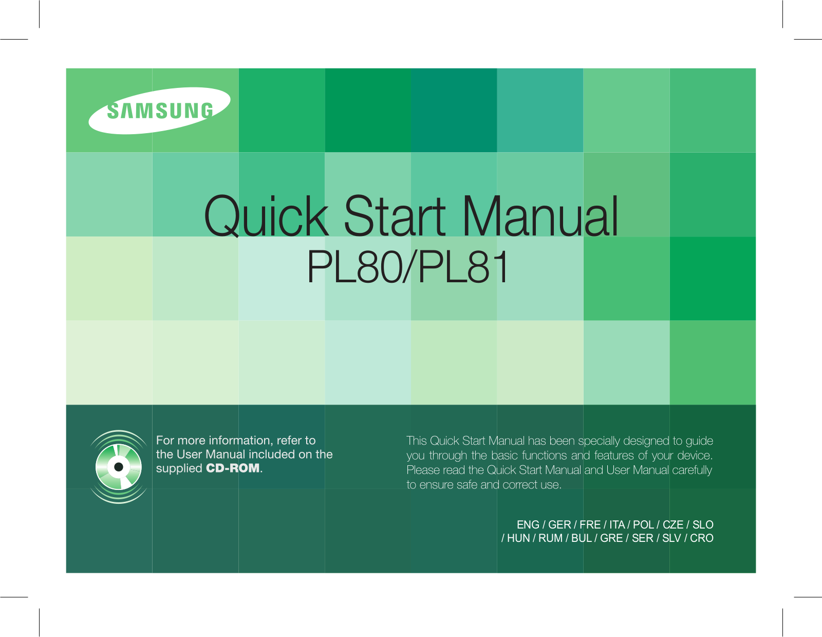 Samsung EC-PL80ZZBPRCA User Manual