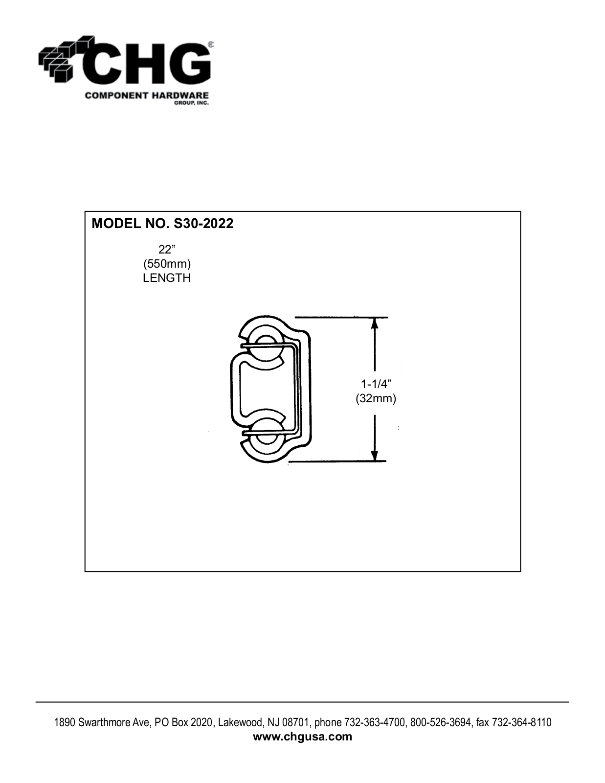 Component Hardware S30-2022 User Manual