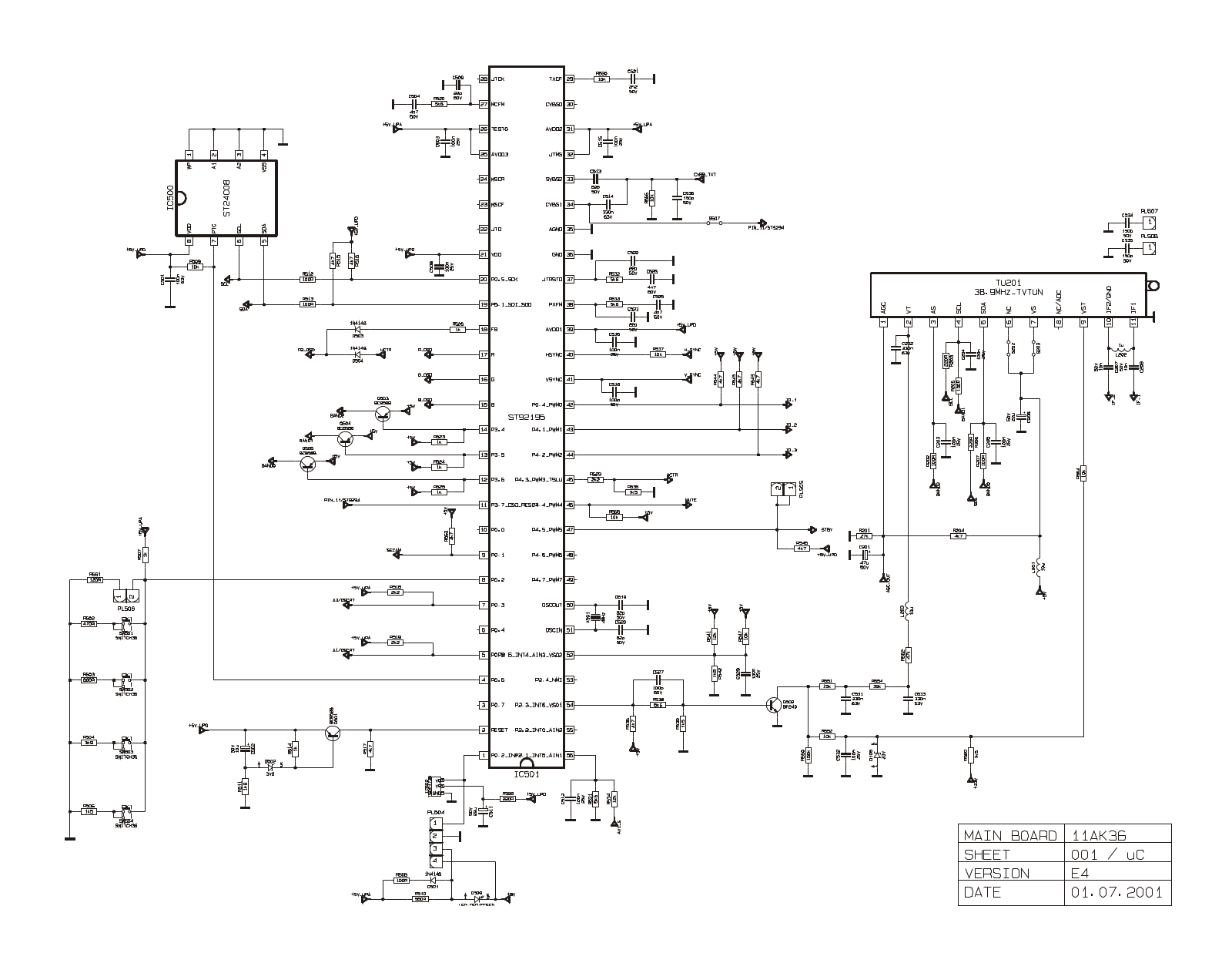 VESTEL AK36 Circuit