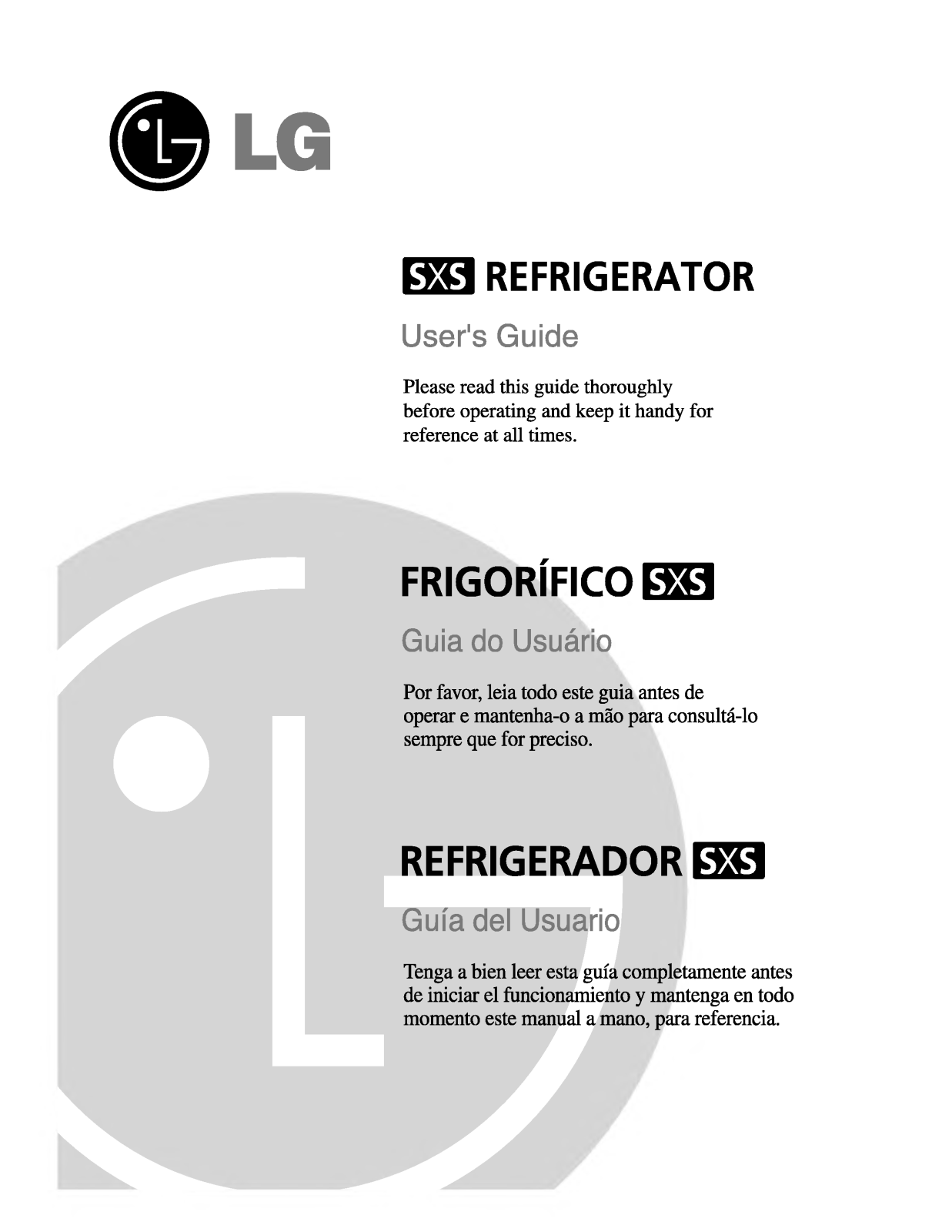 Lg GR-B197LZA User Manual