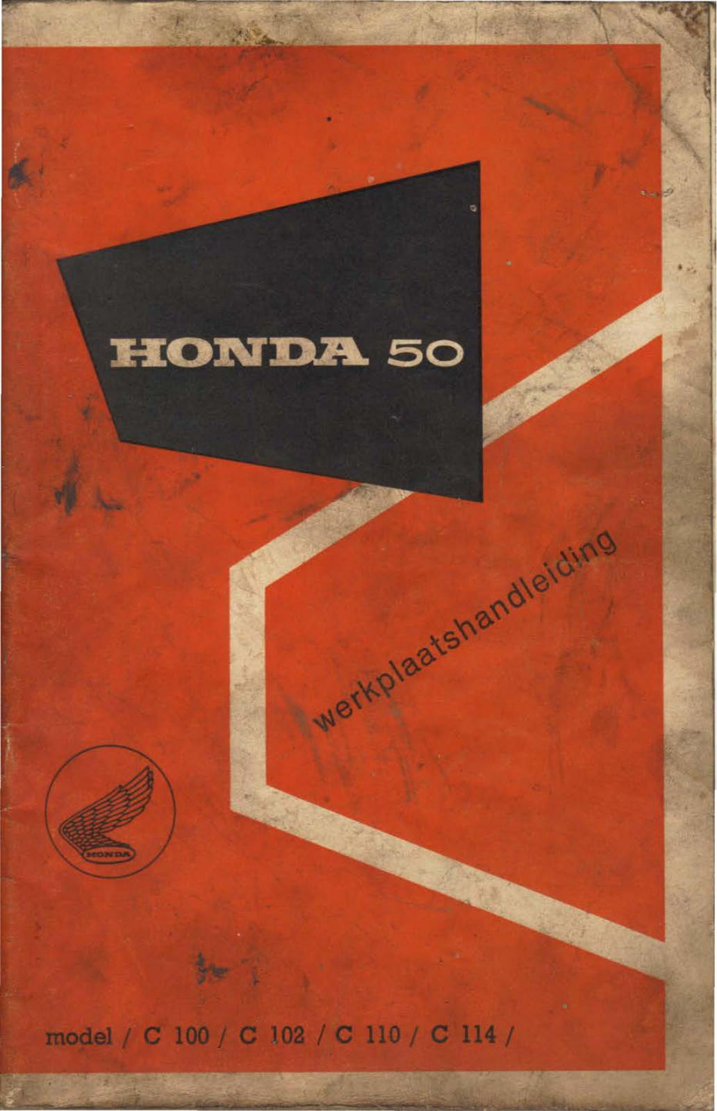 Honda C100, C102, C110, C114 User Manual