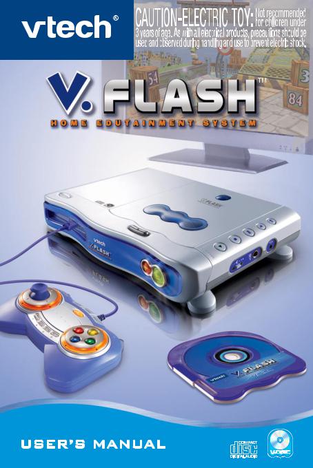 VTech V.Flash Home Edutainment Learning System Owner's Manual