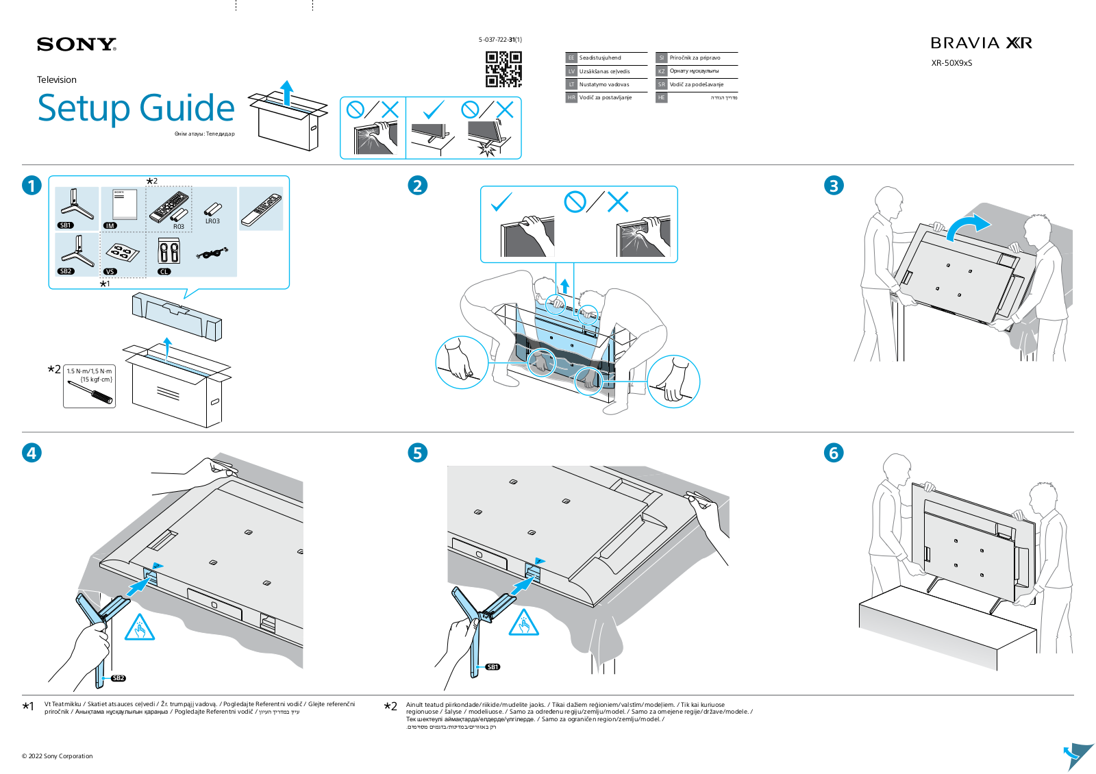 Sony XR-50X90S Users guide - ManualMachine.com