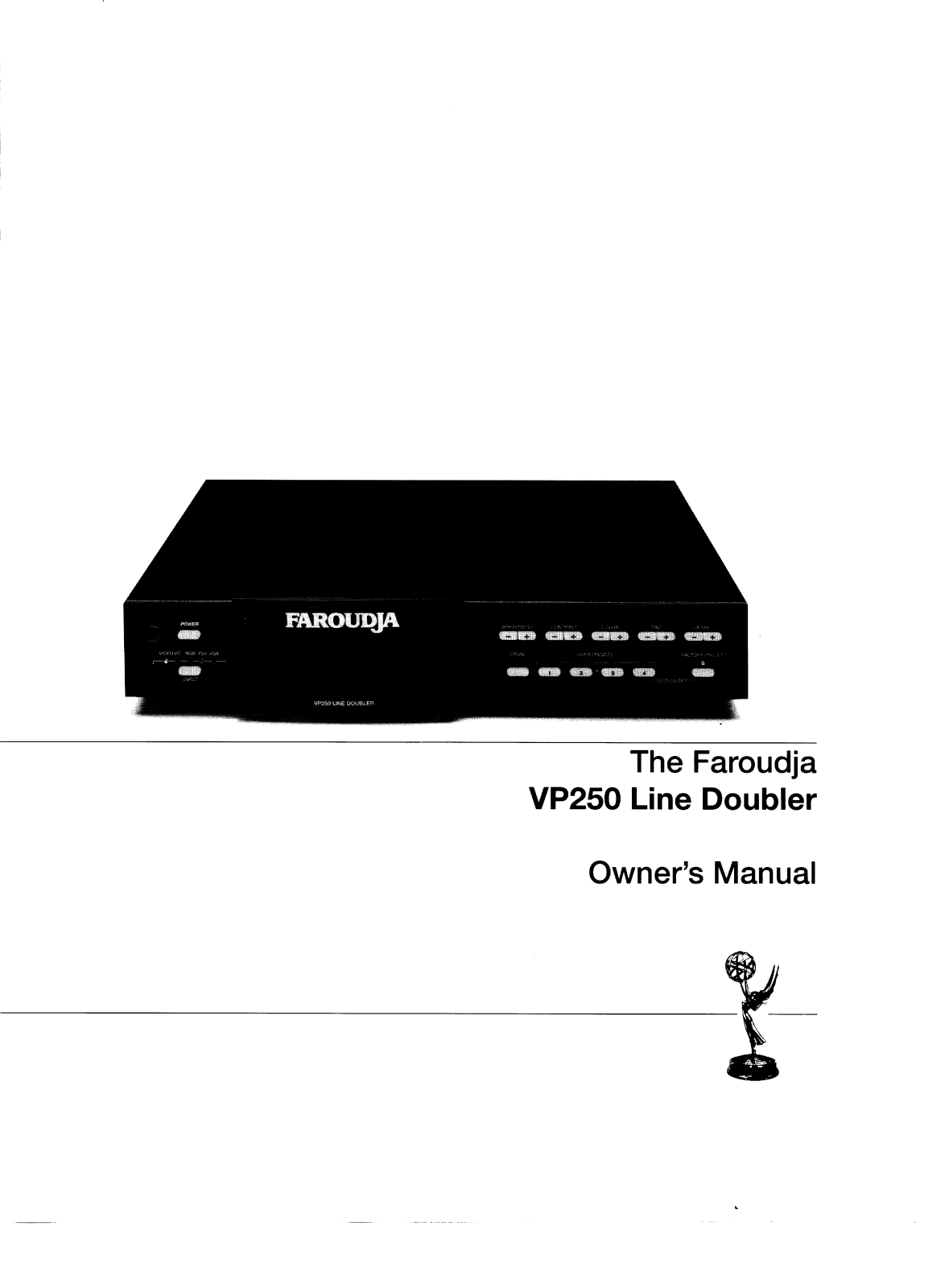 Meridian Audio VP-250 Owners manual