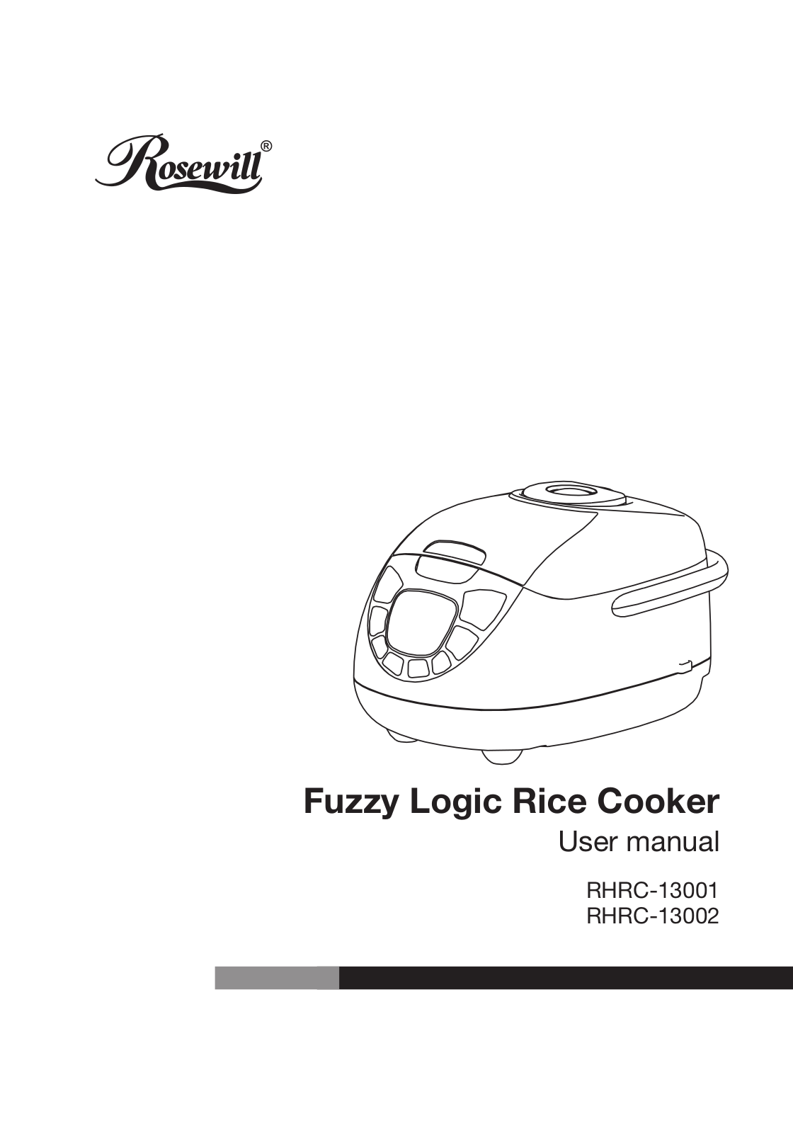 Rosewill RHRC-13001 User Manual