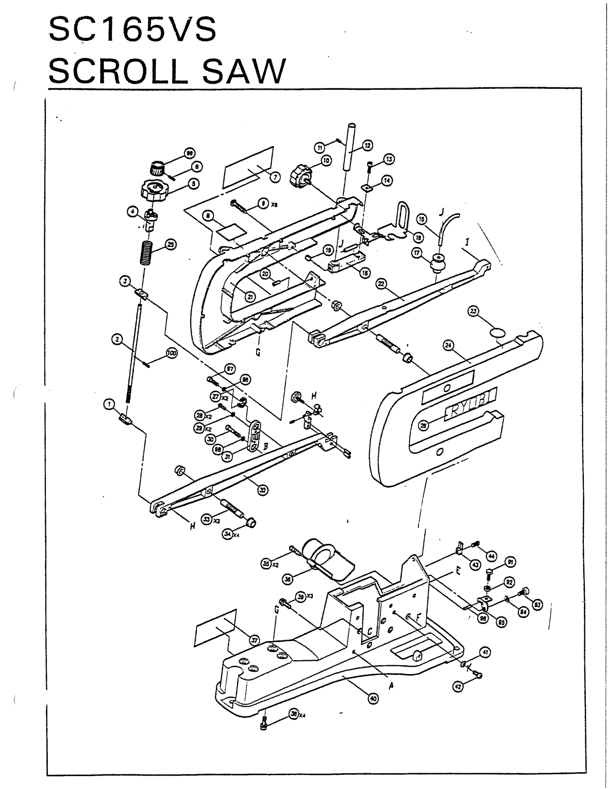 Ryobi SC165VS User Manual