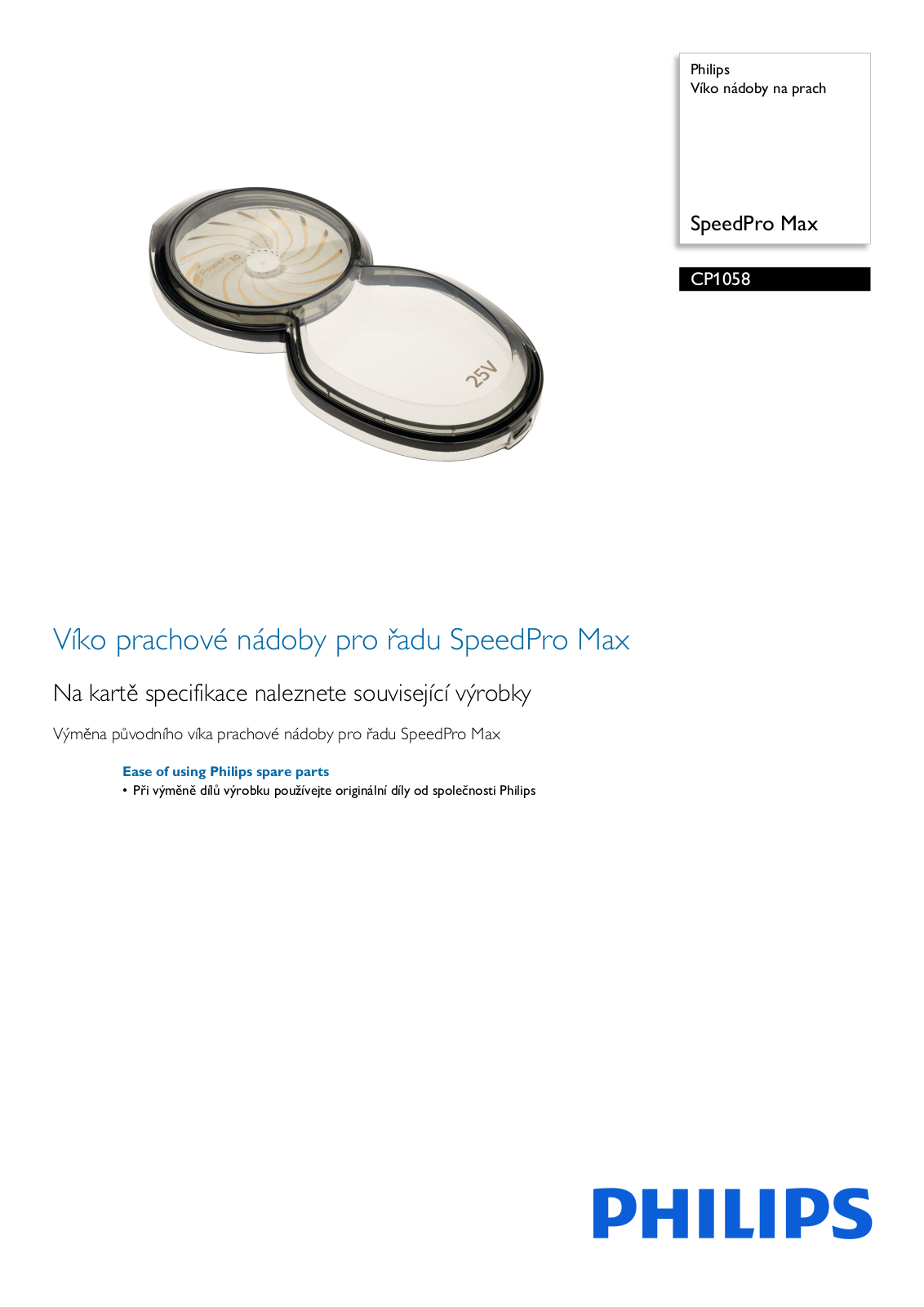 Philips CP1058/01 Leaflet - ManualMachine.com
