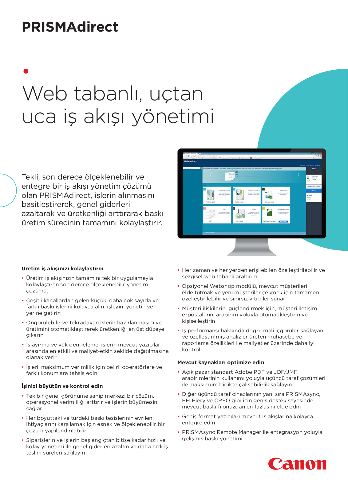 Canon PRISMADIRECT BROCHURE