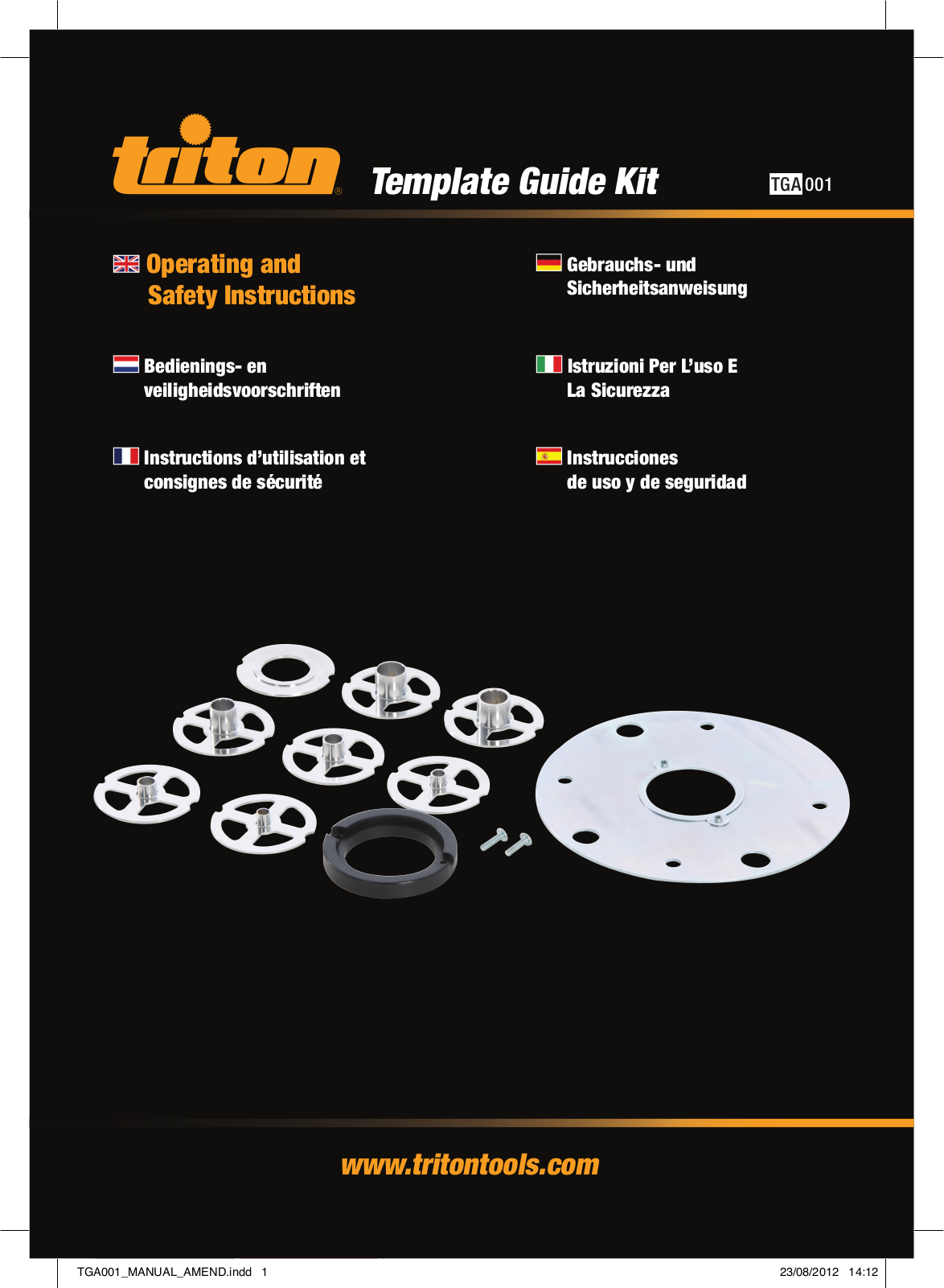 Triton TGA 001 User Manual