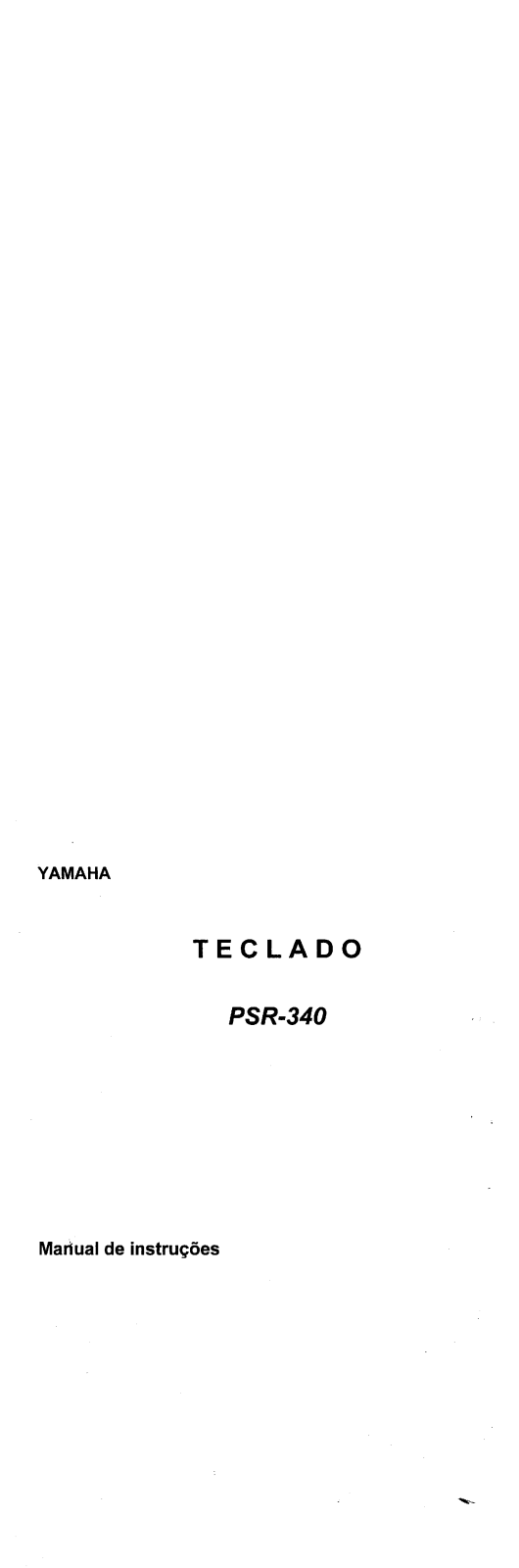 Yamaha PSR-340 User Manual