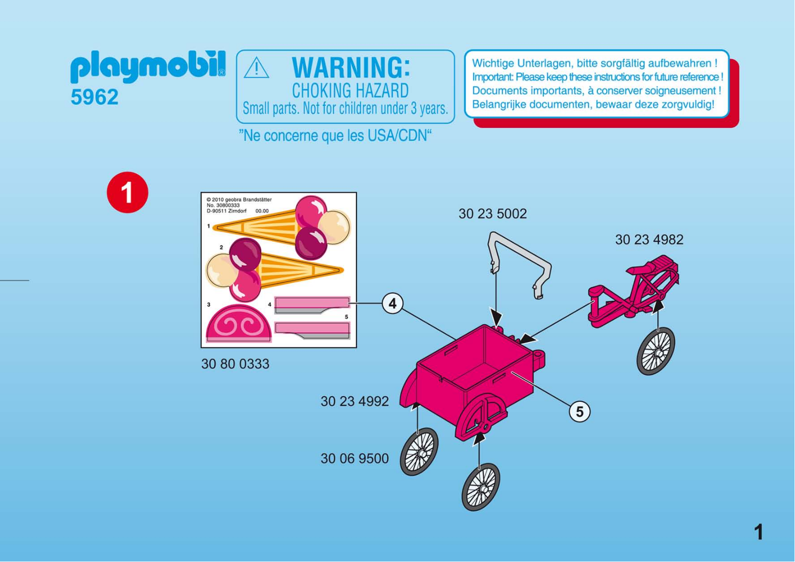 Playmobil 5962 Instructions