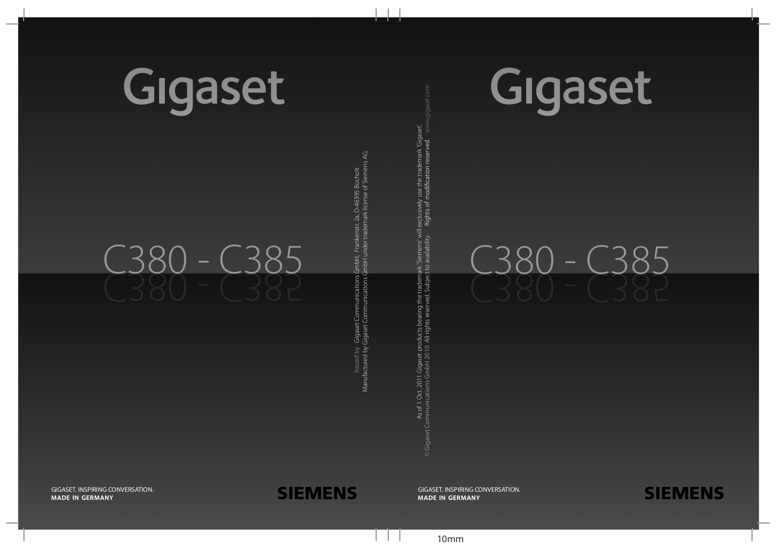 Siemens GIGASET C385 User Manual