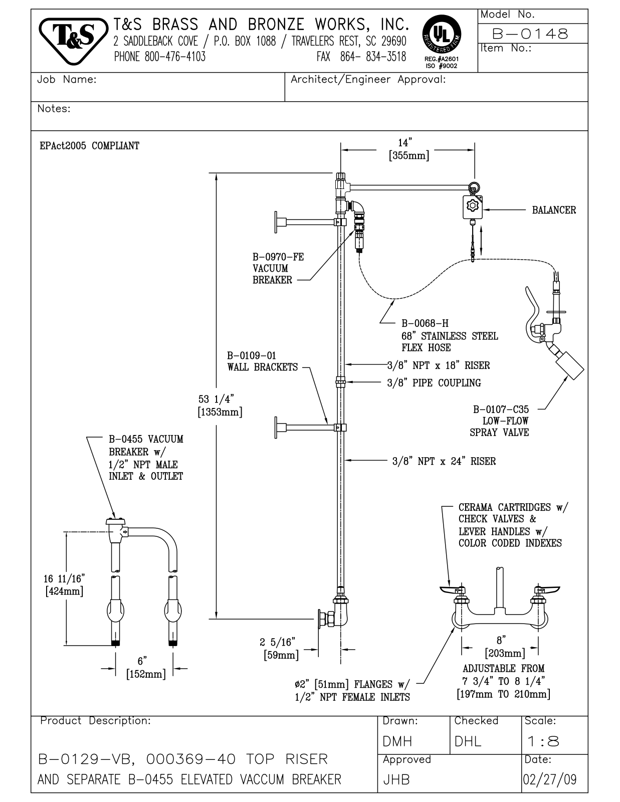 T & S Brass & Bronze Works B-0148 General Manual