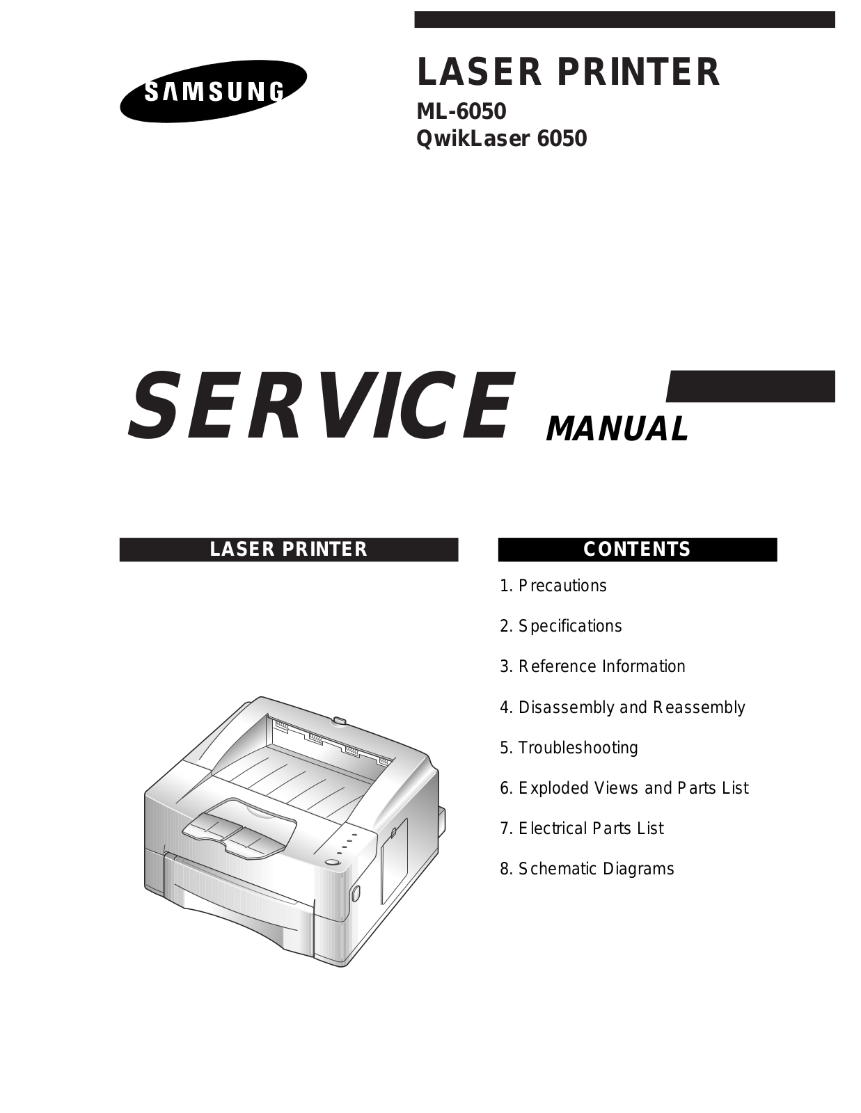 SAMSUNG ML6050XSA Service Manual