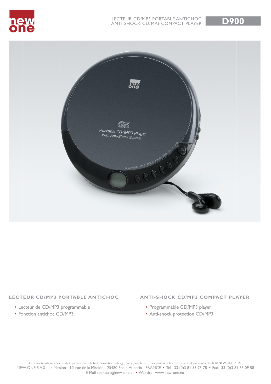 NEW ONE D900 User Manual - ManualMachine.com