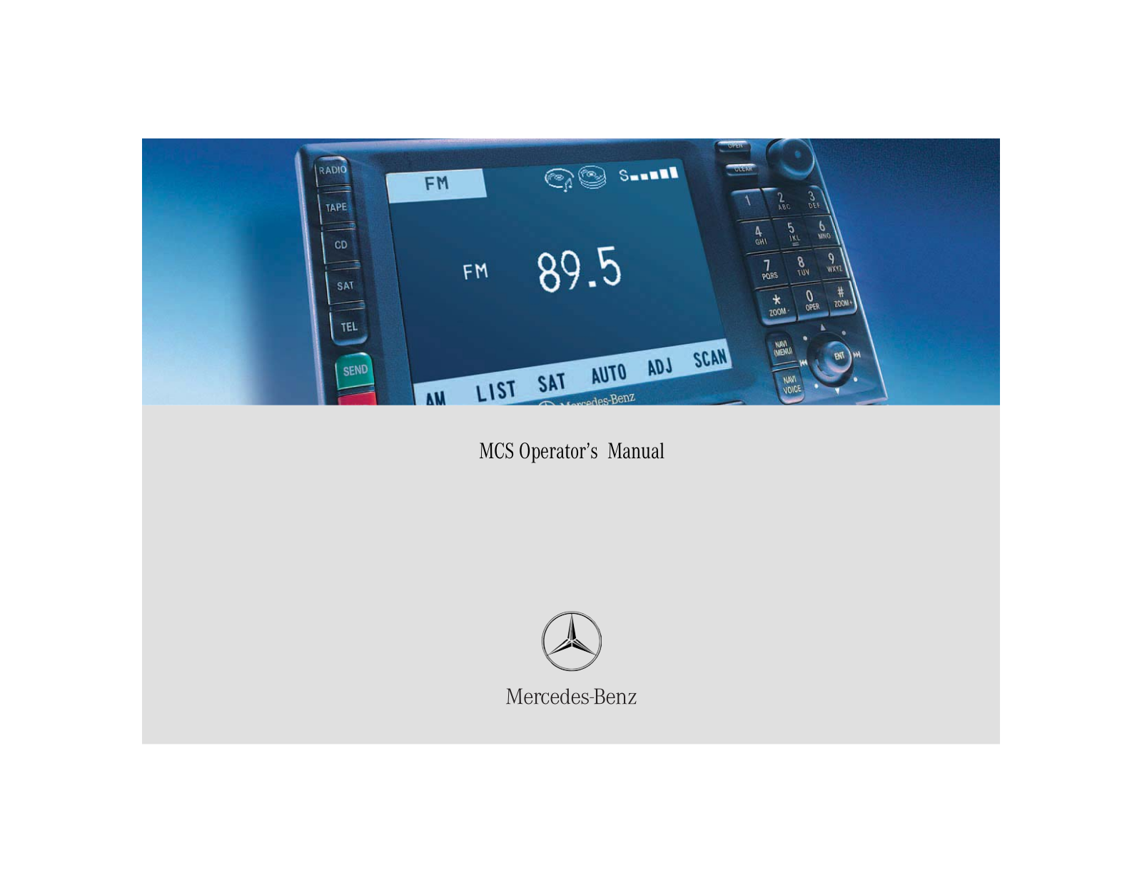 Mercedes-Benz M-Class 2005 COMAND Manual