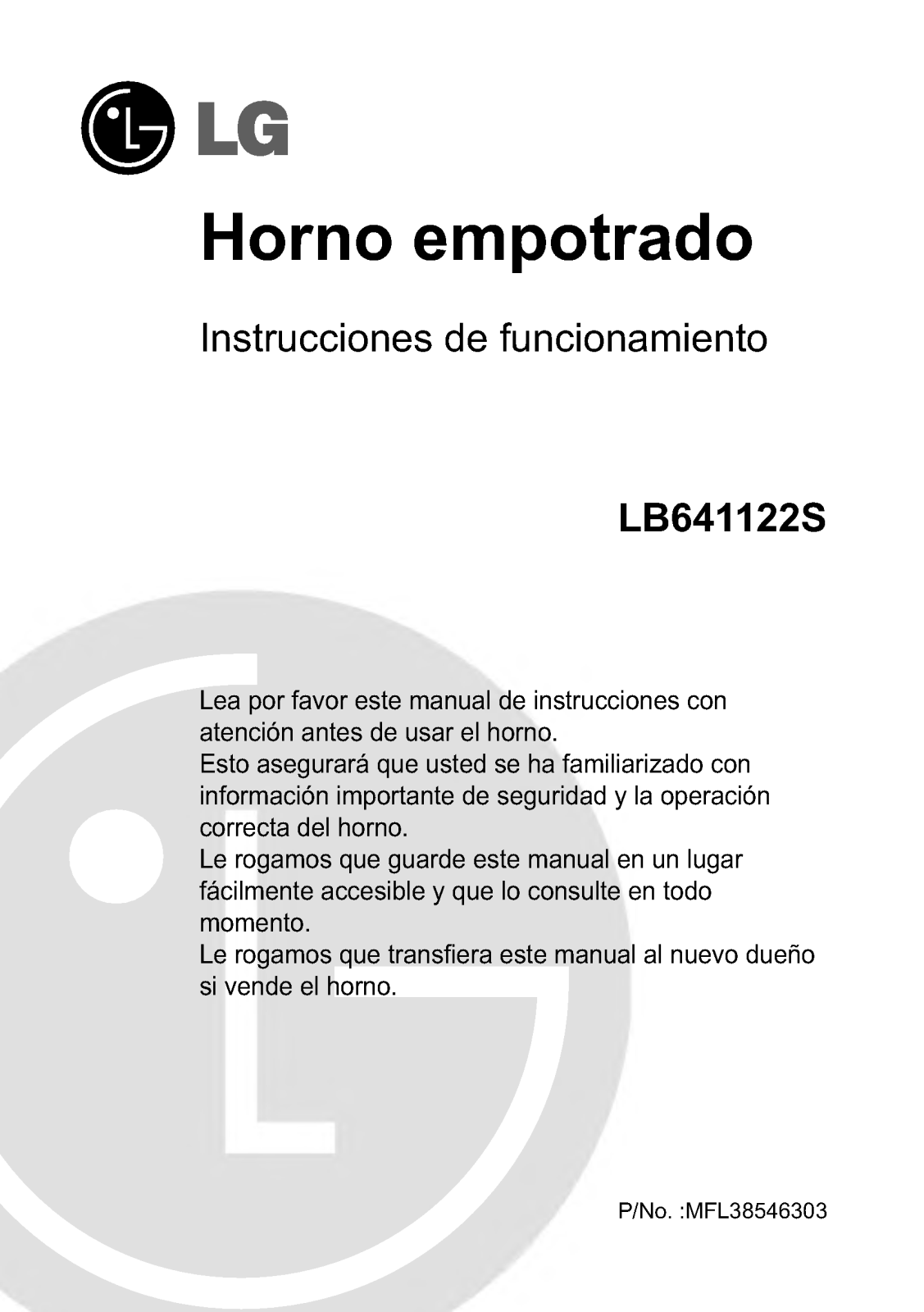 Lg LB641122S User Manual