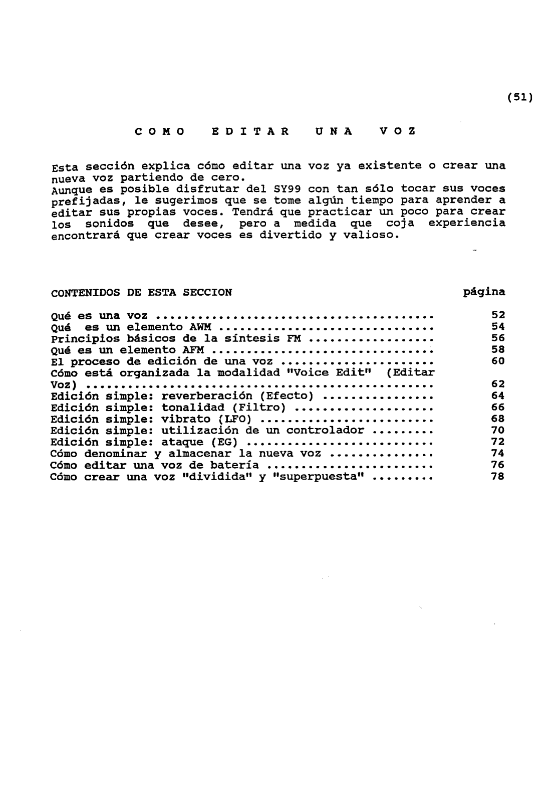 Yamaha SY99 User Manual