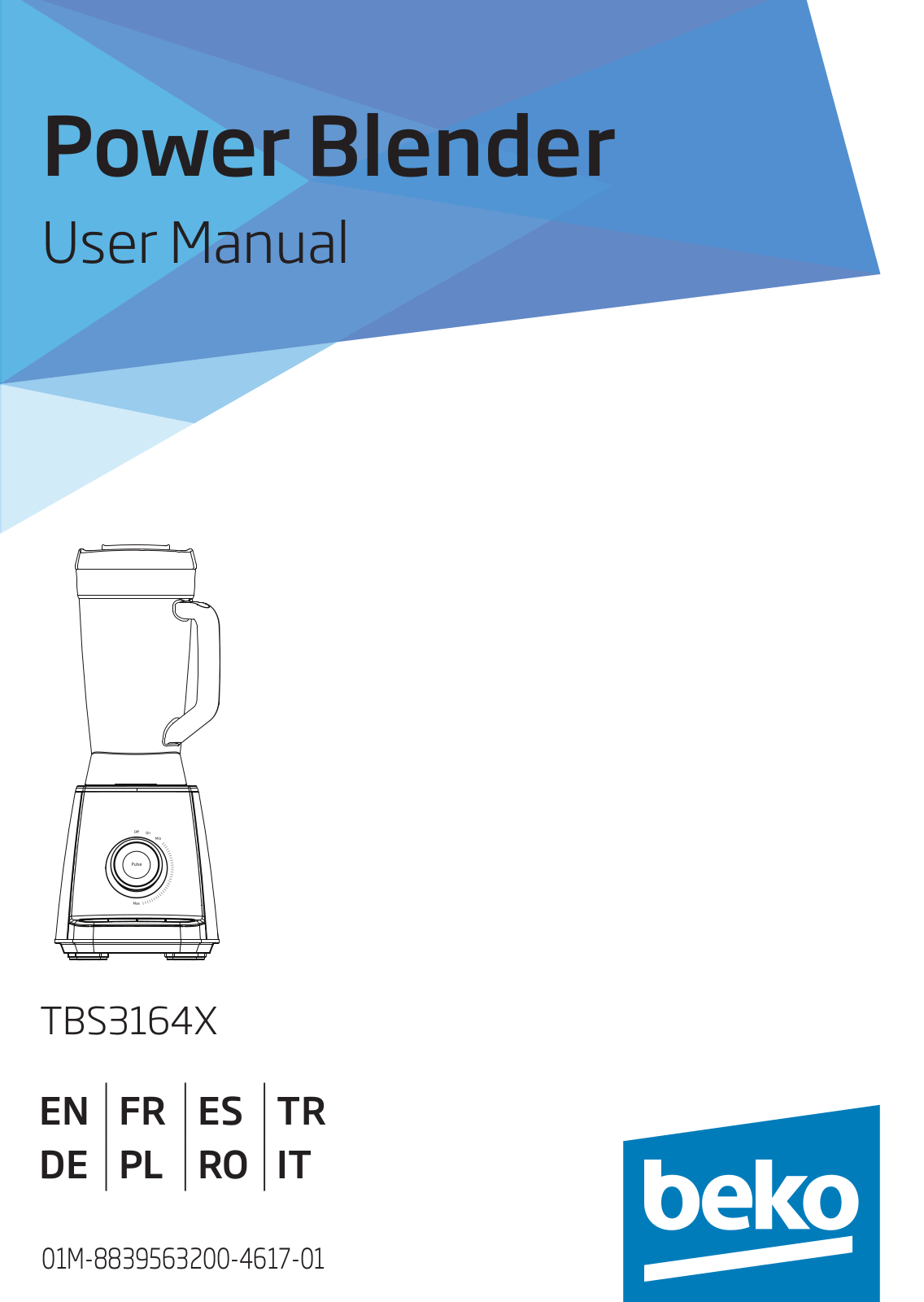 Beko TBS3164X User manual