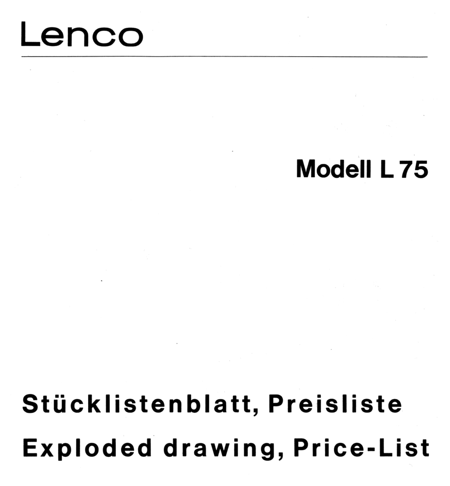 Goldring L-75 Service manual