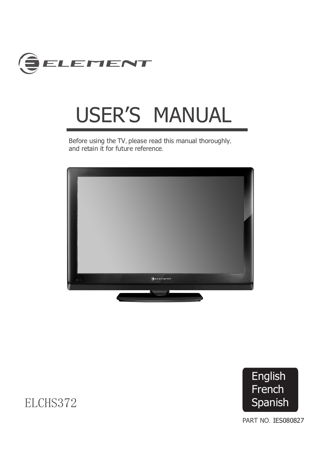 Element ELCHS372 User Manual