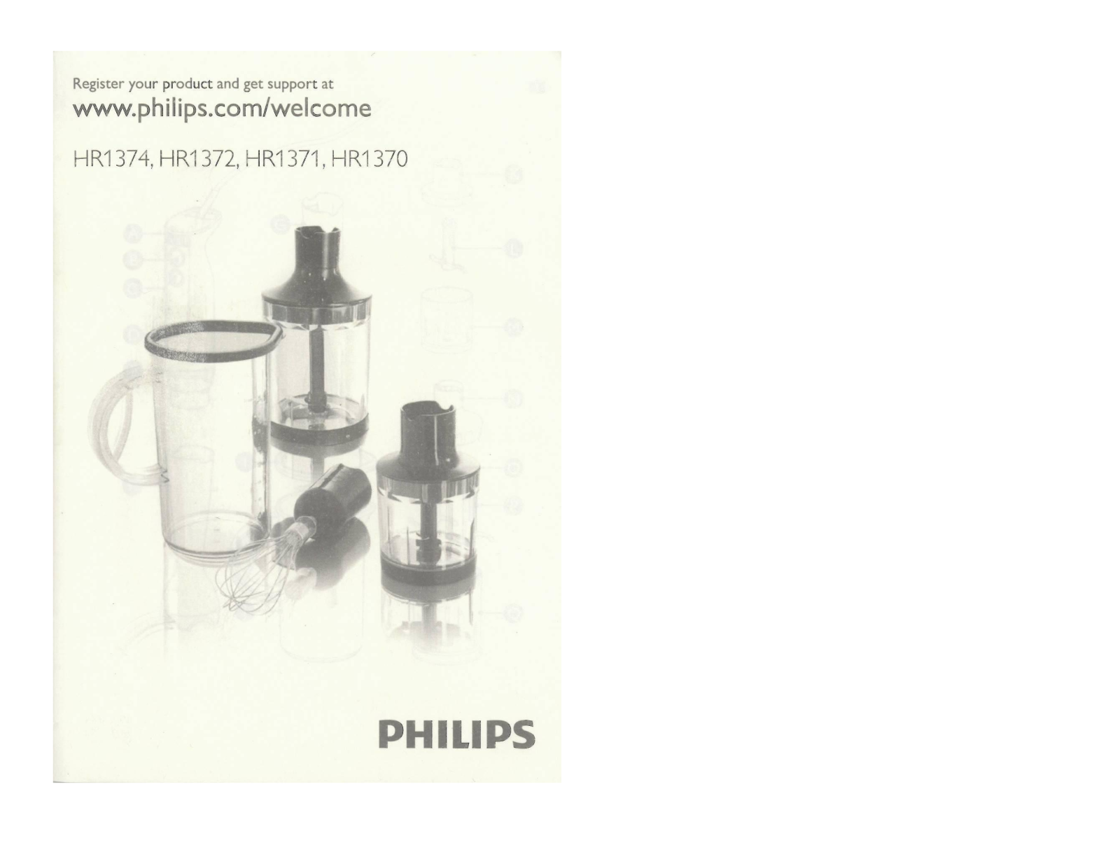 Philips HR 1372 User Manual