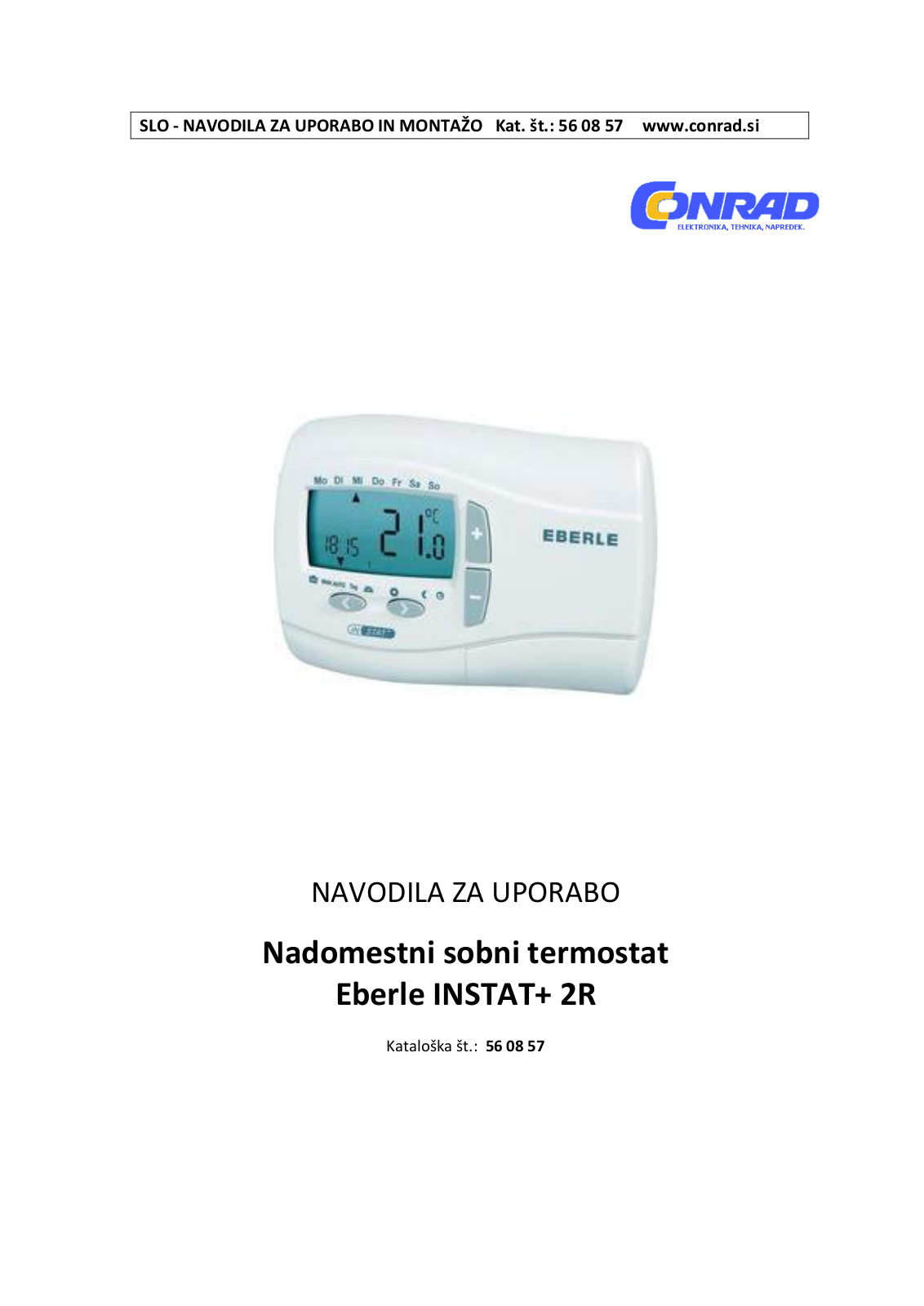 Eberle INSTAT  2R User manual