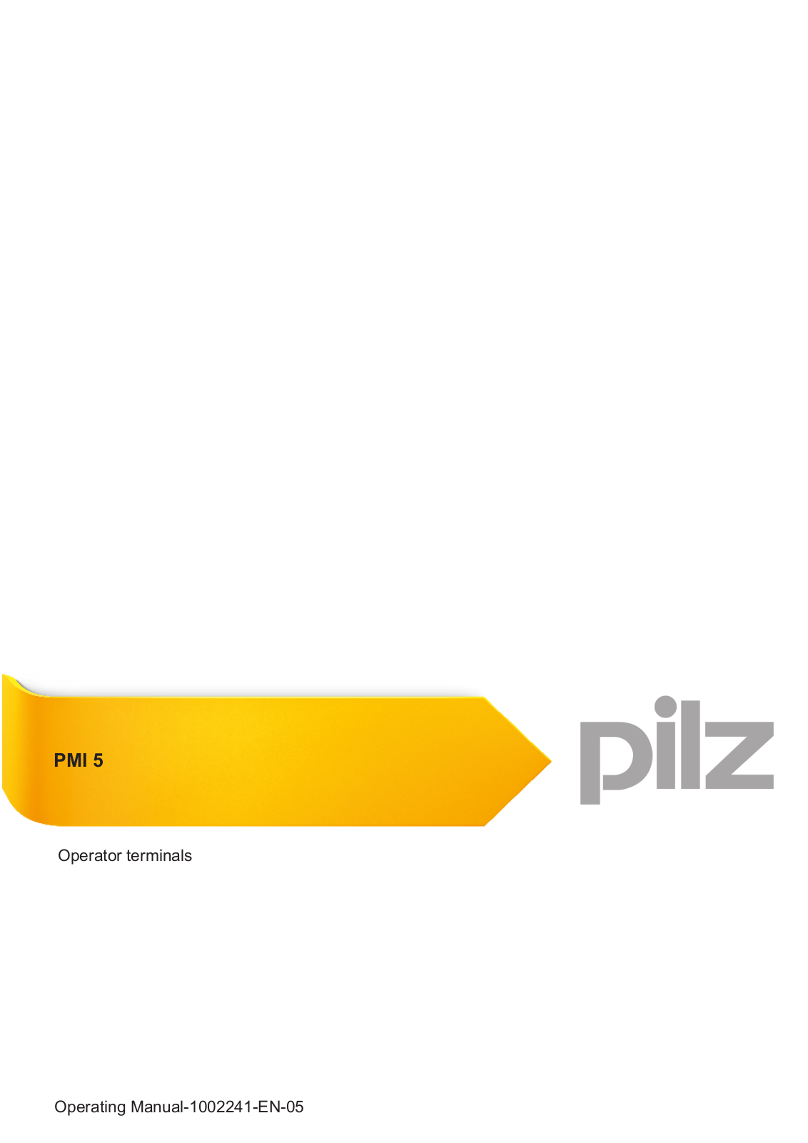 Pilz PMI 509 User Manual