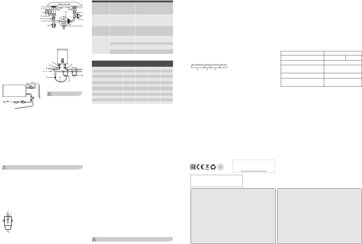 Electrolux EWH 80 Maximus, EWH 100 Maximus, EWH 30 Maximus, EWH 50 Maximus User manual