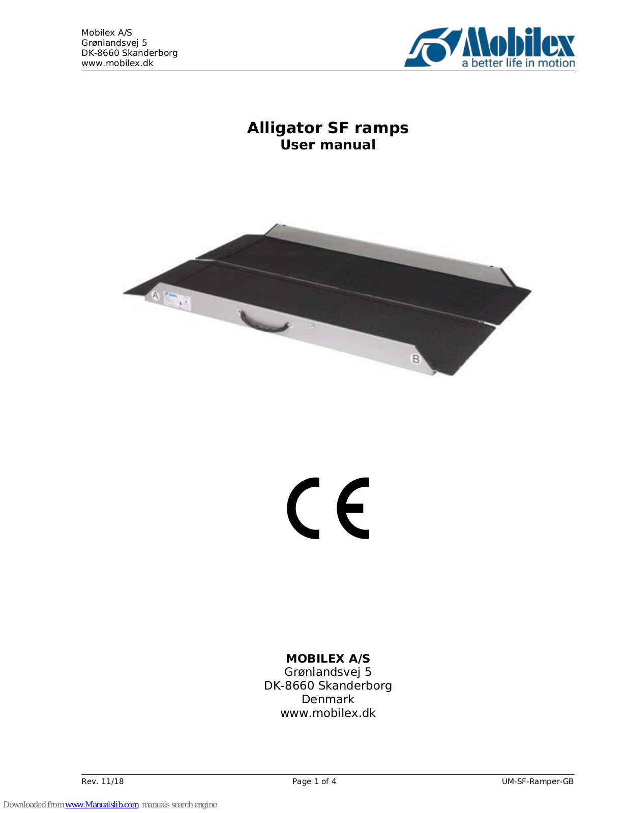 Mobilex SF, SF-040, SF-090, SF-120, SF-150 User Manual