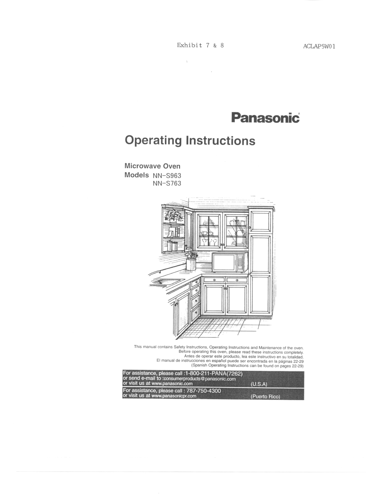 Panasonic AP5W01 Users Manual