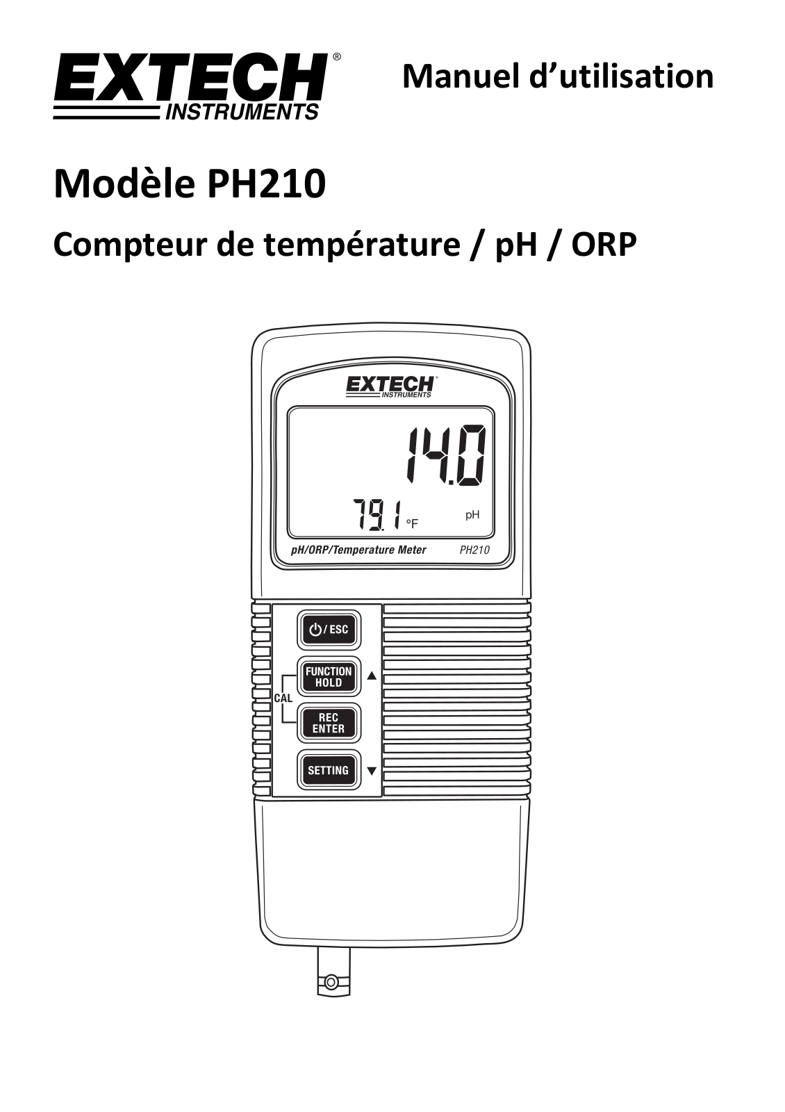 Extech PH210 User Manual