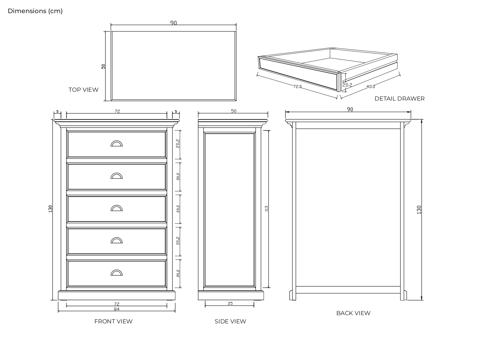 Sand & Stable BCMH1655 Dimensions - ManualMachine.com
