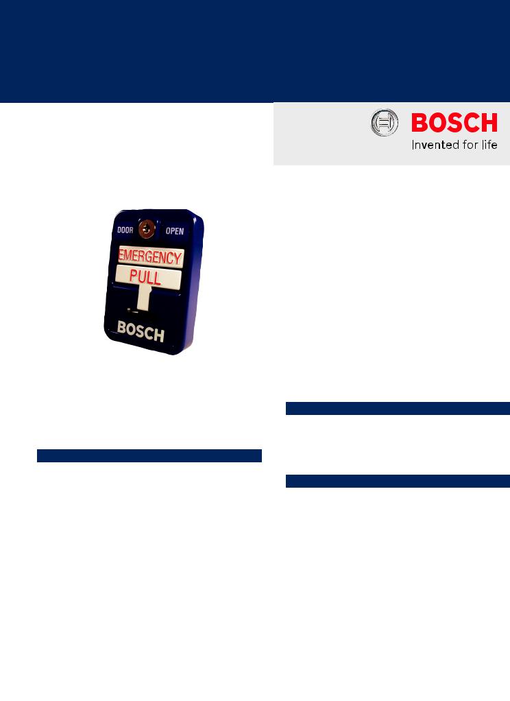 Bosch FMM-100DAT2CK-B Specsheet