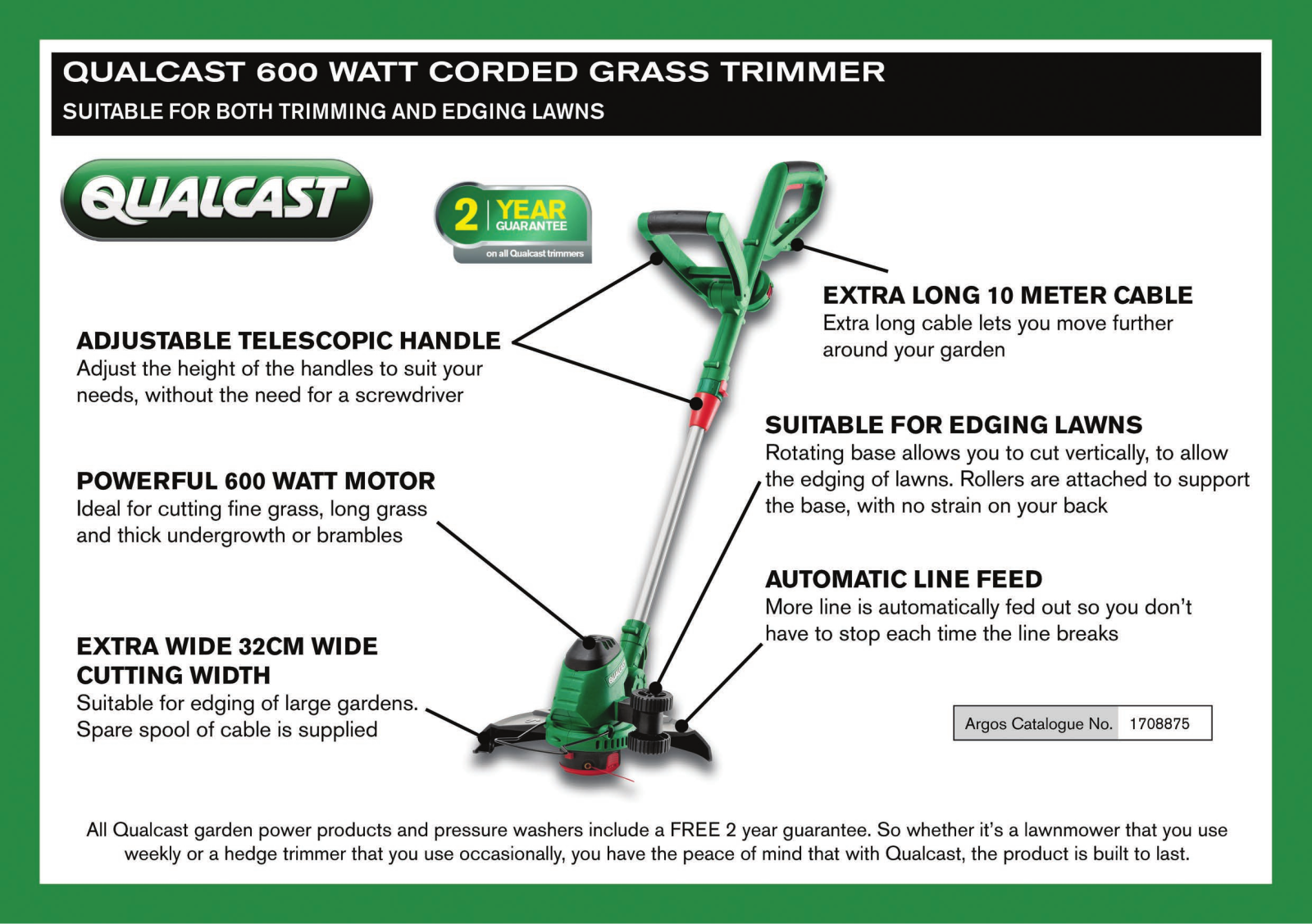 Qualcast GGT60OA1 Instruction manual