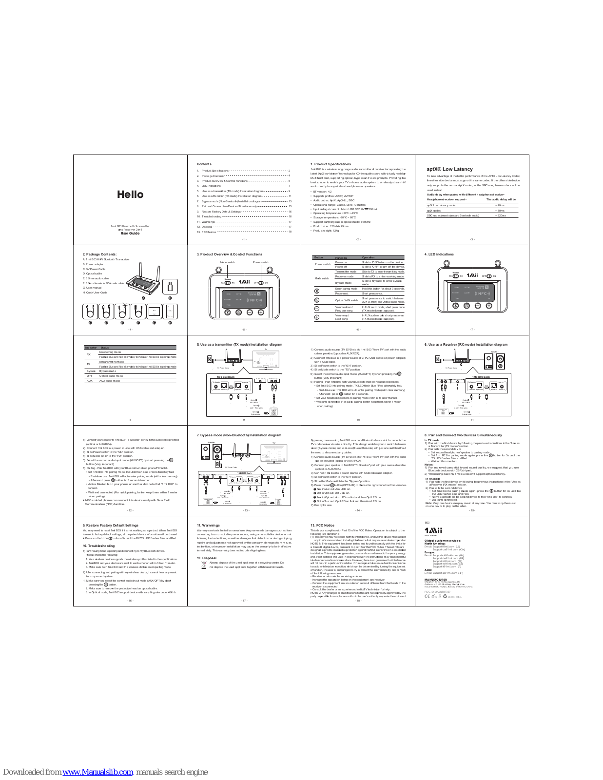 1Mii B03 User Manual - ManualMachine.com