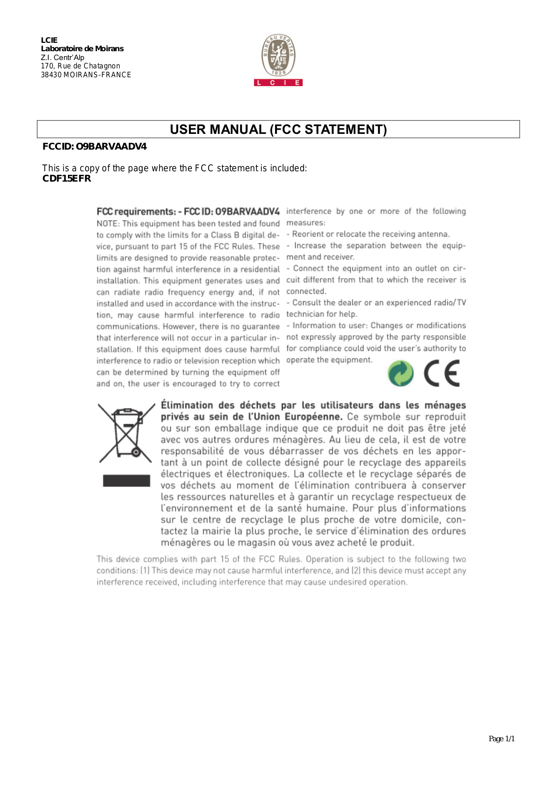 ASTEELFLASH FRANCE ARVAADV4 User Manual