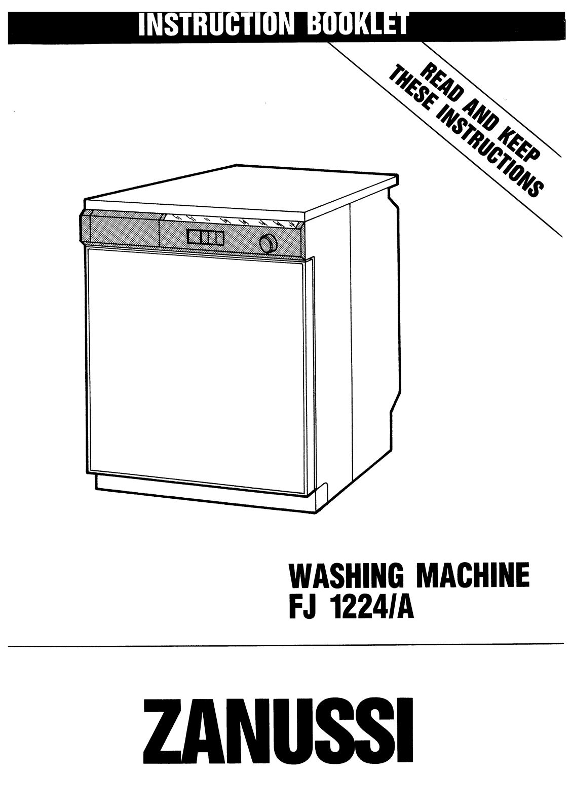 Zanussi FJ1224-A User Manual