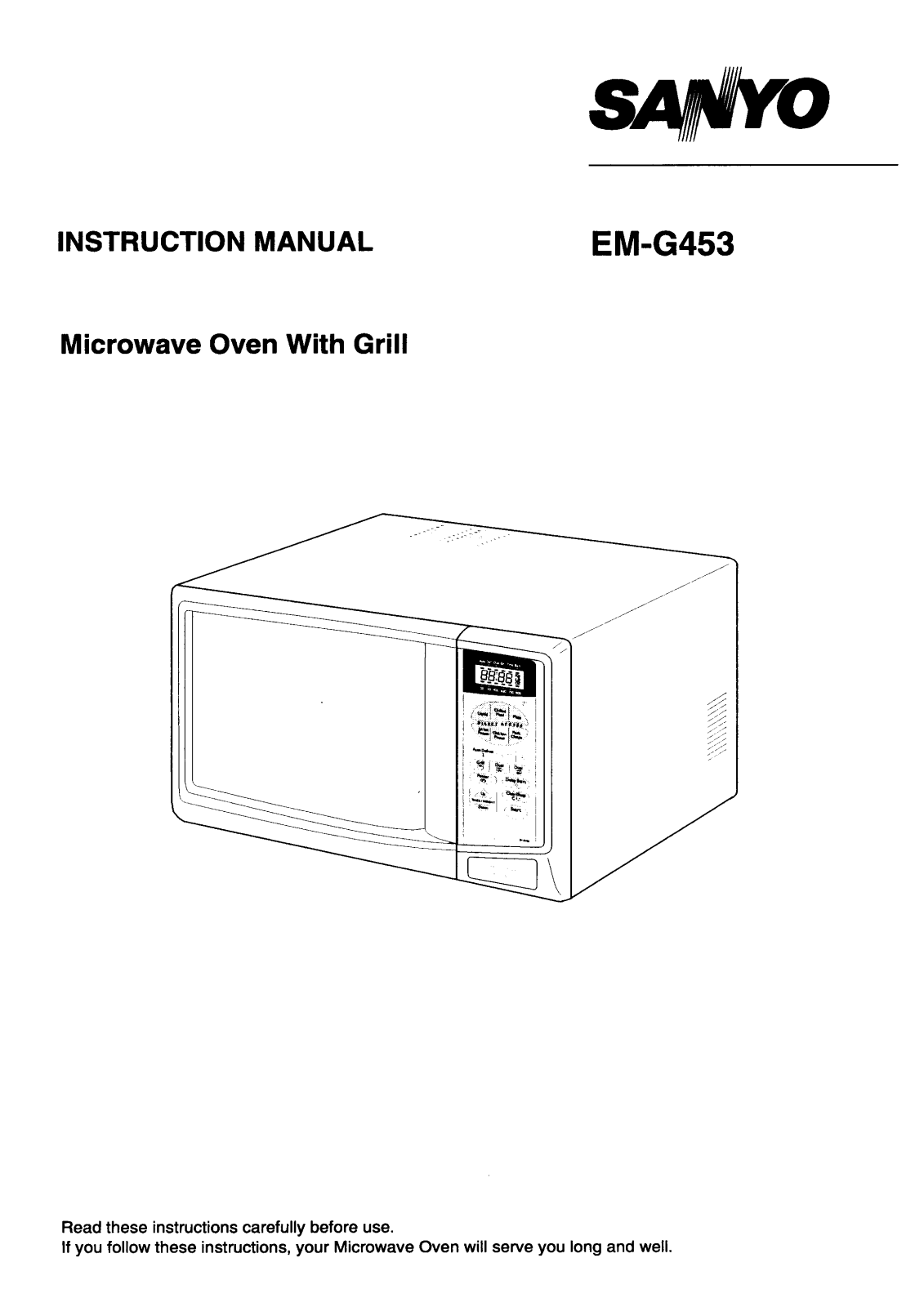 Sanyo EM-G453 Instruction Manual