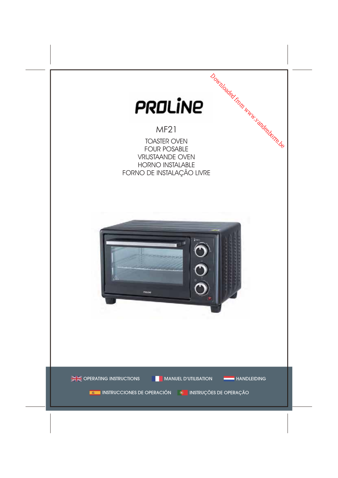 PROLINE MF21 User Manual