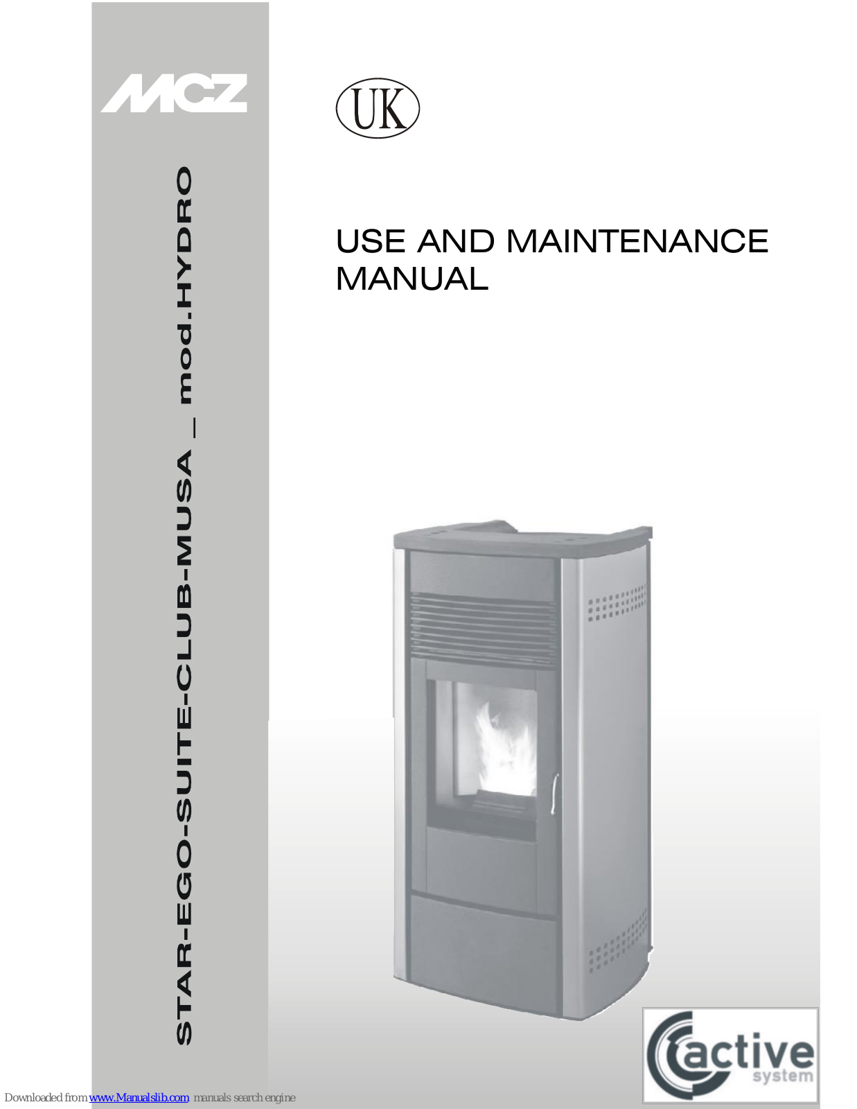 MCZ EGO HYDRO, STAR HYDRO, SUITE HYDRO, CLUB HYDRO, MUSA HYDRO Maintenance Manual