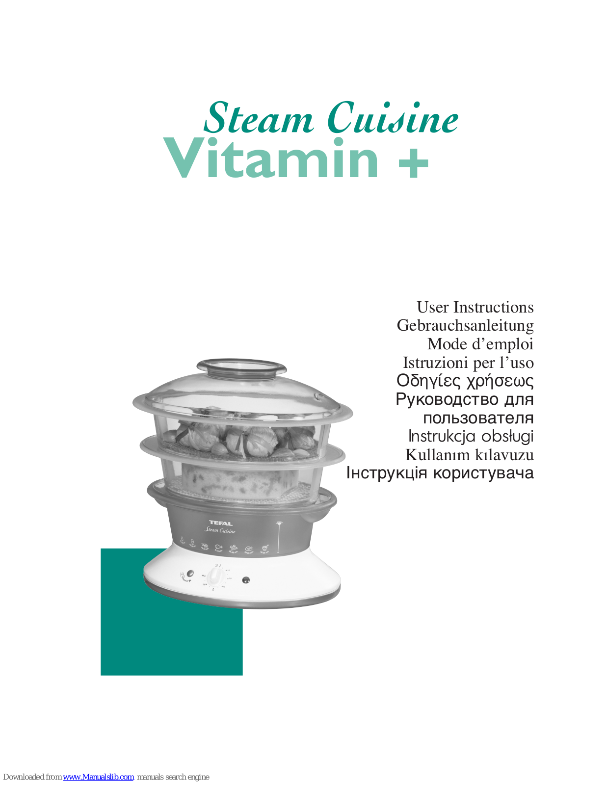 Steam Cuisine VC 7000, VC 7001, VC 4003, VC 4004, VC 4002 User Instructions